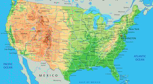 Geografía Pregunta Trivia: ¿Cuál es el punto más bajo de los Estados Unidos?