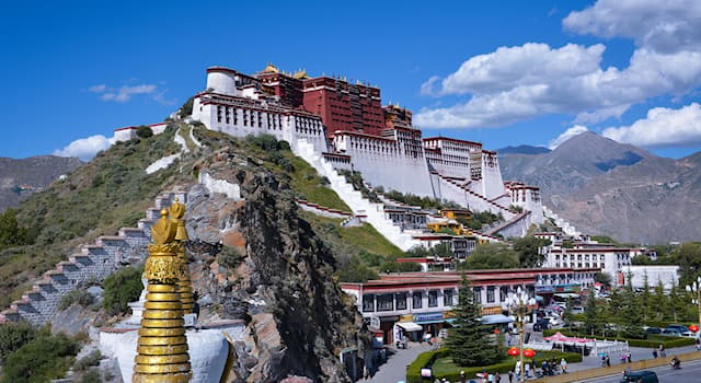Geography Trivia Question: Where is the Potala Palace located?