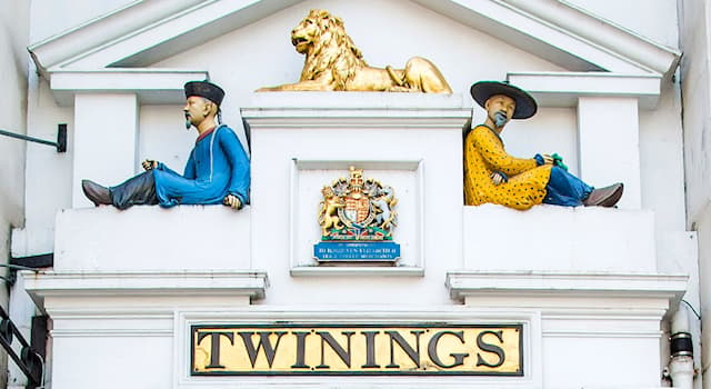 History Trivia Question: In what year was the Twinings logo invented for the well-known tea brand?