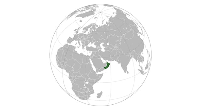 Geografia Pytanie-Ciekawostka: Który z tych krajów graniczy z Omanem?