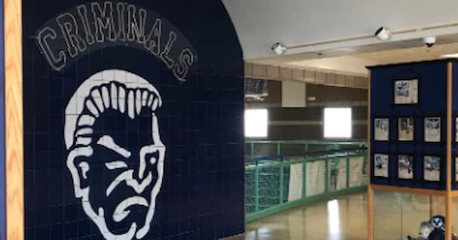 Culture Trivia Question: What American high school's mascot is the 'criminal'?