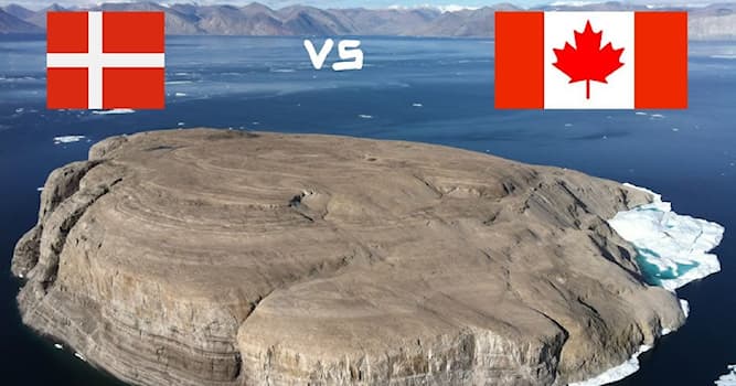 History Trivia Question: What is the nickname of the pseudo-confrontation between Denmark and Canada over Hans Island?