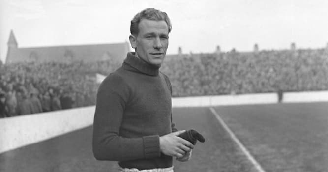 Sport Trivia Question: What was remarkable about the Manchester City goalkeeper Bert Trautmann's role in the 1956 FA Cup Final?