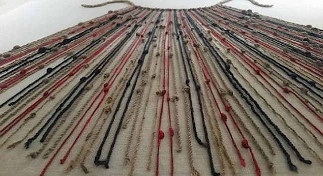 History Trivia Question: What were the Incan "Quipu" knotted strings used for?