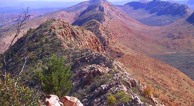 Geography Trivia Question: Where are the MacDonnell Ranges?