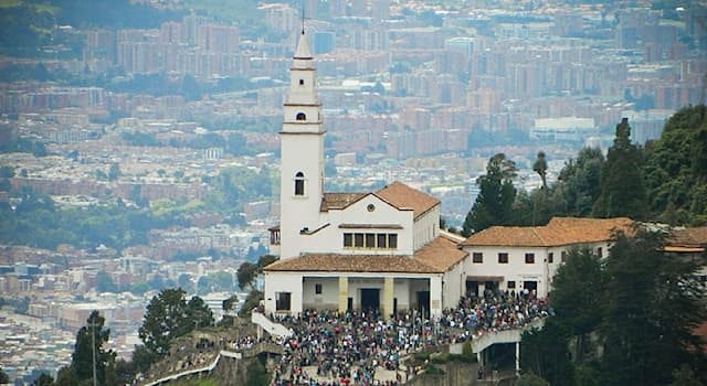 Geography Trivia Question: In which South America capital city is Monserrate Sanctuary located?