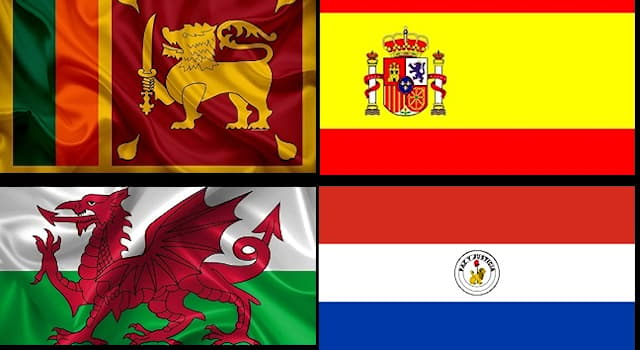 Géographie Question: Quel pays parmi ceux proposés n'a pas de lion sur son drapeau ?