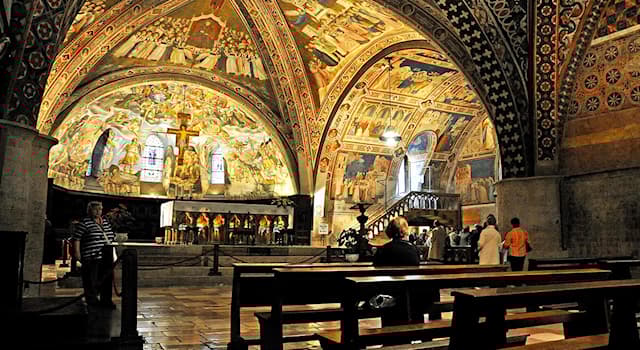 Kültür Trivia Sorusu: Aziz Francis of Assisi Alt Bazilikası nerede bulunur?
