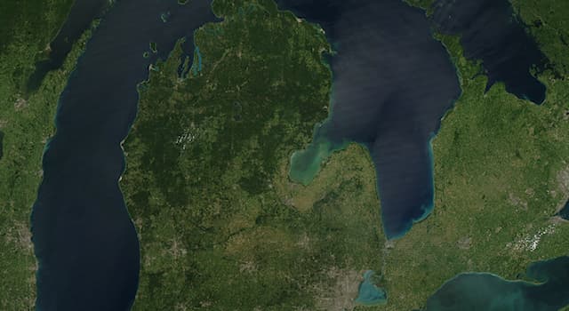 natura Pytanie-Ciekawostka: Jezioro Michigan-Huron leży w którym kraju/krajach?