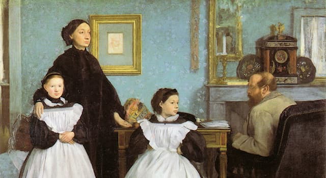Culture Question: La Famille Bellelli est un tableau peint par quel artiste peintre français ?