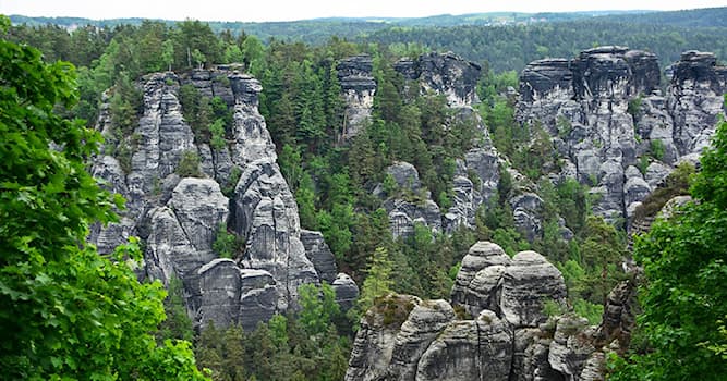Geography Trivia Question: What is the name of the rock formation in the picture and where are they found?