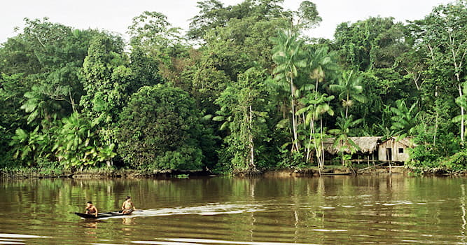 Geography Trivia Question: How old is the Amazon River?