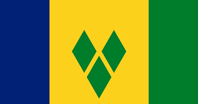 Cultura Pregunta Trivia: ¿Qué representan los tres rombos o diamantes de la bandera de San Vicente y las Granadinas?
