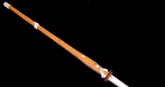 Sport Trivia Question: What is a Japanese sword typically made of bamboo used for practice and competition in 'kendo' called?