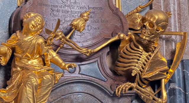 Culture Trivia Question: Where is this 'memento mori'?