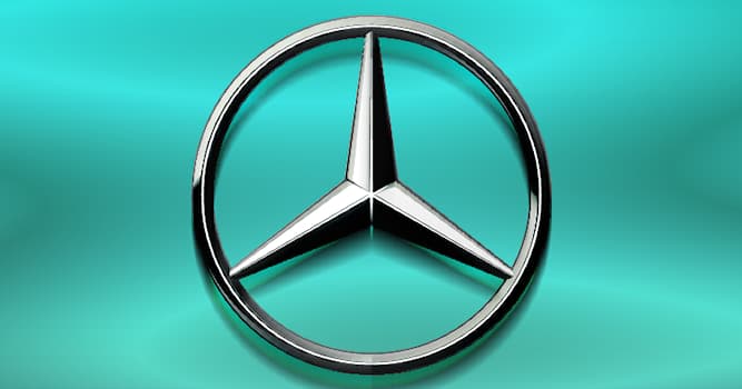 History Trivia Question: What is depicted on the Mercedes-Benz logo?