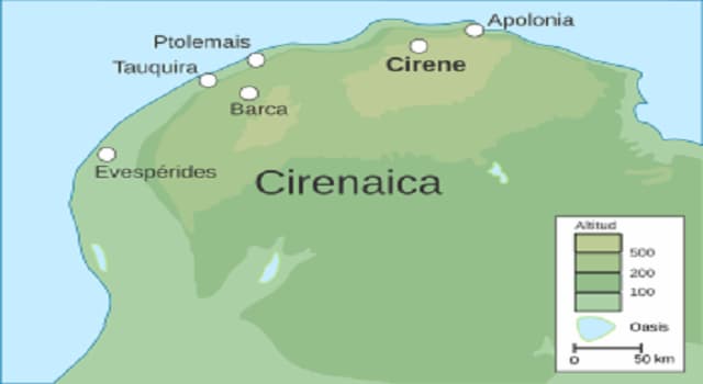 Geografía Pregunta Trivia: ¿En qué país existieron las ciudades de Barca, Evespérides, Tauquira, Apolonia y Cirene llamadas Pentápolis?
