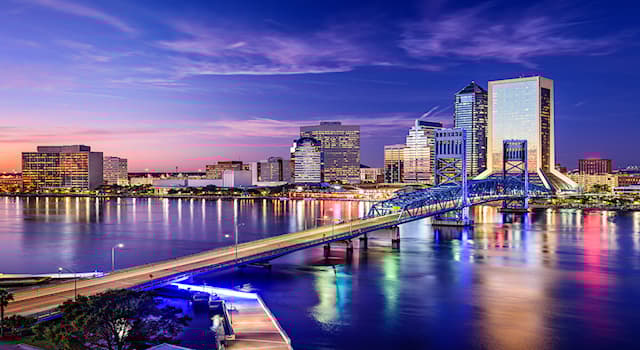 Geografia Pytanie-Ciekawostka: W którym kraju znajduje się miasto Jacksonville?
