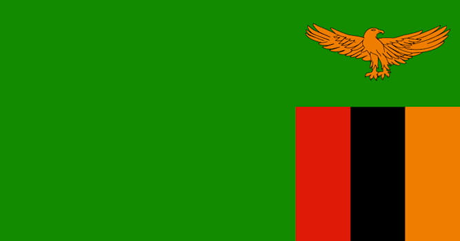 Geography Trivia Question: What bird is depicted on the flag of Zambia?