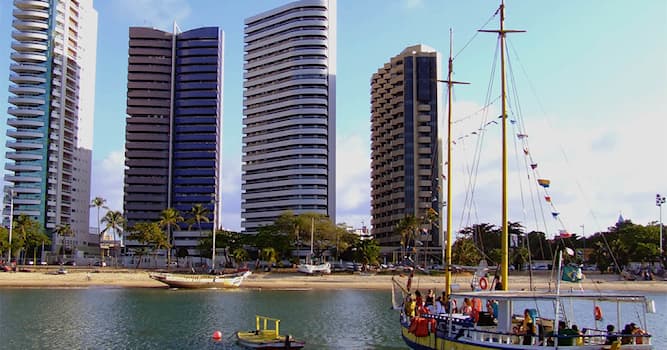 Geography Trivia Question: Which Brazilian city's name means 'fort' in Portuguese?