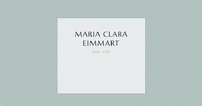 Historia Pregunta Trivia: ¿Por qué motivo fue conocida Maria Clara Eimmart?