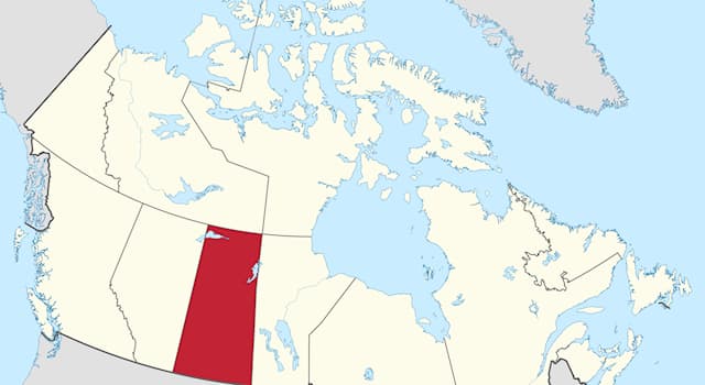 Géographie Question: Quelle province canadienne figure en rouge sur la carte ?