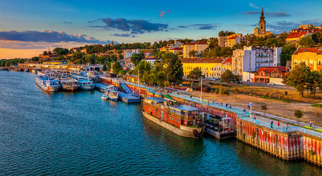 Géographie Question: Quelle ville européenne se trouve au confluent de la Save et du Danube ?