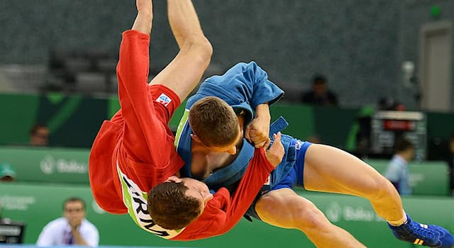 sport Pytanie-Ciekawostka: Jak nazywa się ta rosyjska sztuka walki, łącząca techniki judo i zapasów?