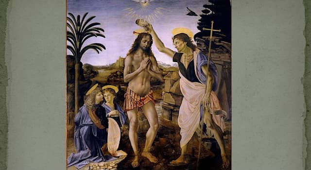 Culture Question: Le tableau « le baptême du Christ » réalisé entre 1472 et 1475 est l’oeuvre de quels artistes peintres ?