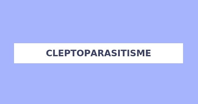 Nature Question: Qu'est-ce que le cleptoparasitisme ?