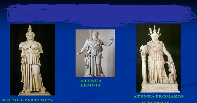 Historia Pregunta Trivia: ¿Qué escultor es el autor de la "Atenea Promacos", "Atenea Lemnia" y la "Atenea Partenos"?