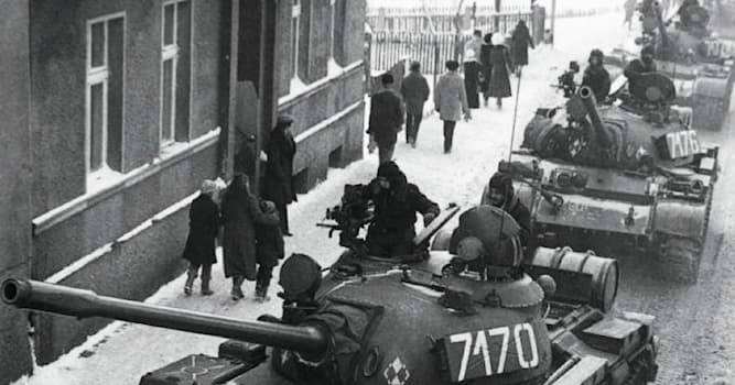Histoire Question: Que s'est-il passé le 13 décembre 1981, en République populaire de Pologne ?