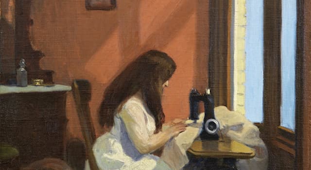Culture Question: Le tableau « Jeune fille à la machine à coudre » est l’oeuvre de quel artiste peintre ?