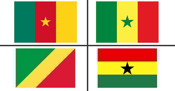 География Вопрос: Панафриканский флаг какой страны является единственным, на котором изображен диагональный рисунок?