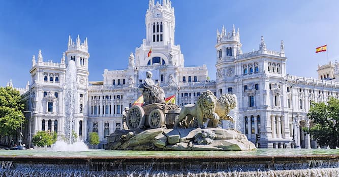 Aardrijkskunde Trivia Vraag: In welk land ligt de stad Madrid?