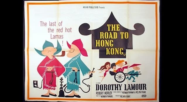 Películas Pregunta Trivia: ¿Quién coprotagonizó con Bing Crosby las películas "Camino a ..."?