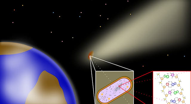 nauka Pytanie-Ciekawostka: Jak nazywa się hipoteza mówiąca, że życie na Ziemię przybyło z kosmosu?