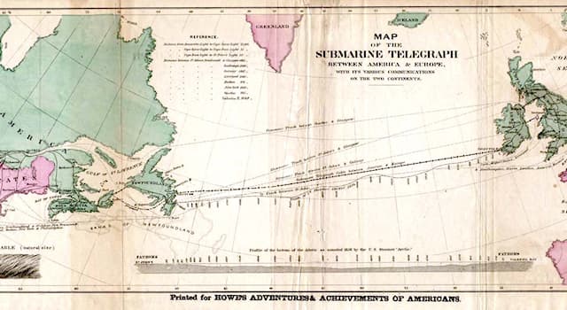 nauka Pytanie-Ciekawostka: Kto w 1858 roku wysłał pierwszy oficjalny telegram transatlantyckim kablem telegraficznym?