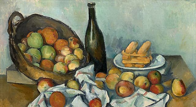 Cultura Pregunta Trivia: ¿A qué género pertenece el cuadro "Cesto de manzanas" de Paul Cézanne?