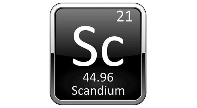 History Trivia Question: Who discovered the element scandium?