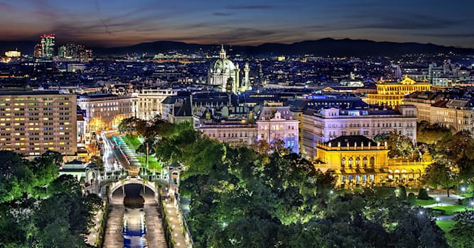 Geographie Wissensfrage: An welchem Fluss liegt die Stadt Wien?