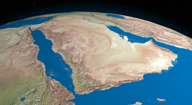 Geographie Wissensfrage: Welcher der aufgelisteten Staaten liegt auf der Arabischen Halbinsel?