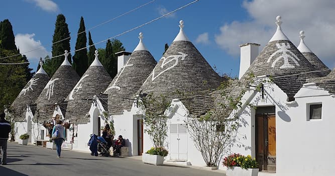 Aardrijkskunde Trivia Vraag: Wat zijn trulli?