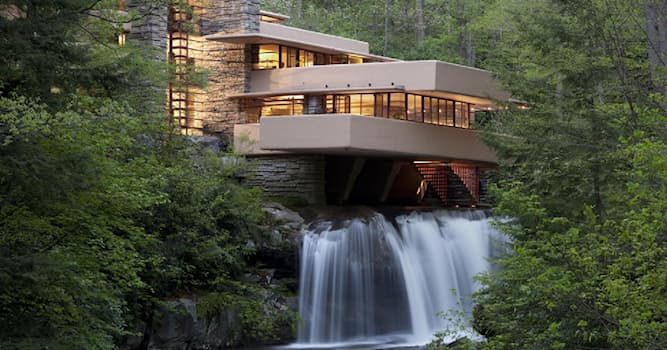 Сiencia Pregunta Trivia: ¿Cómo se llama esta famosa casa diseñada por el arquitecto estadounidense Frank Lloyd Wright?