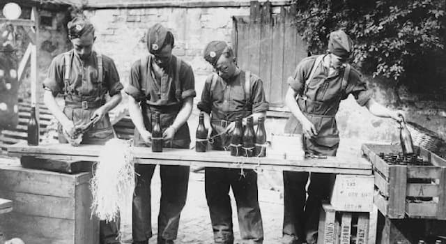 Geschichte Wissensfrage: Wo wurde der Name "Molotowcocktail" geprägt?