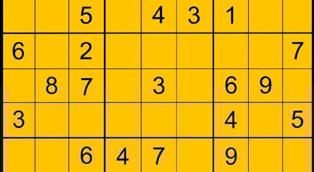 Культура Запитання-цікавинка: Як називається японська головоломка з числами?