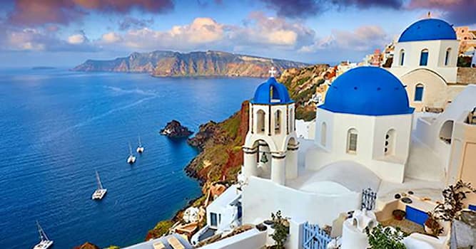 Geografía Pregunta Trivia: ¿Cuál de las siguientes afirmaciones sobre la isla Santorini, Grecia, es falsa?