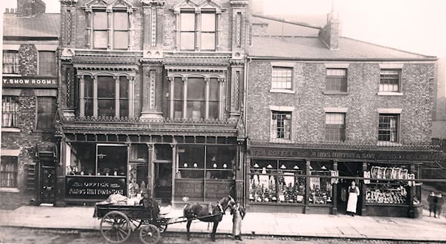 Culture Trivia Question: Hintons was an English supermarket chain that opened its first store in which town?
