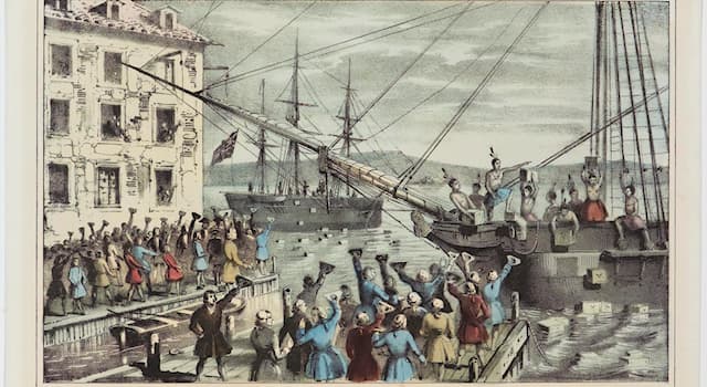 Geschichte Wissensfrage: In welchem Jahr fand die "Boston Tea Party" statt?