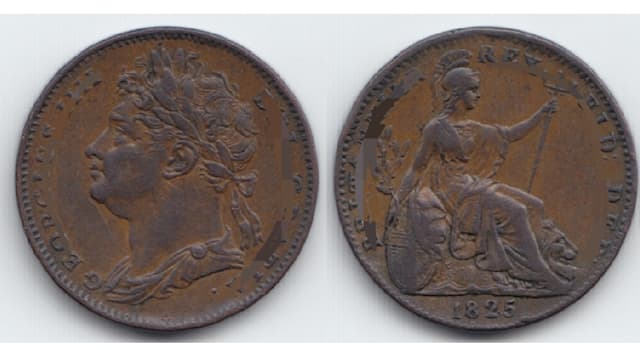 Geschichte Wissensfrage: In welchem Land war die Münze "Farthing" (Foto) vom 13. Jhd. - 31.12.1960, gültiges Zahlungsmittel?